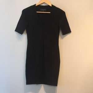 Rag and bones knit black dress